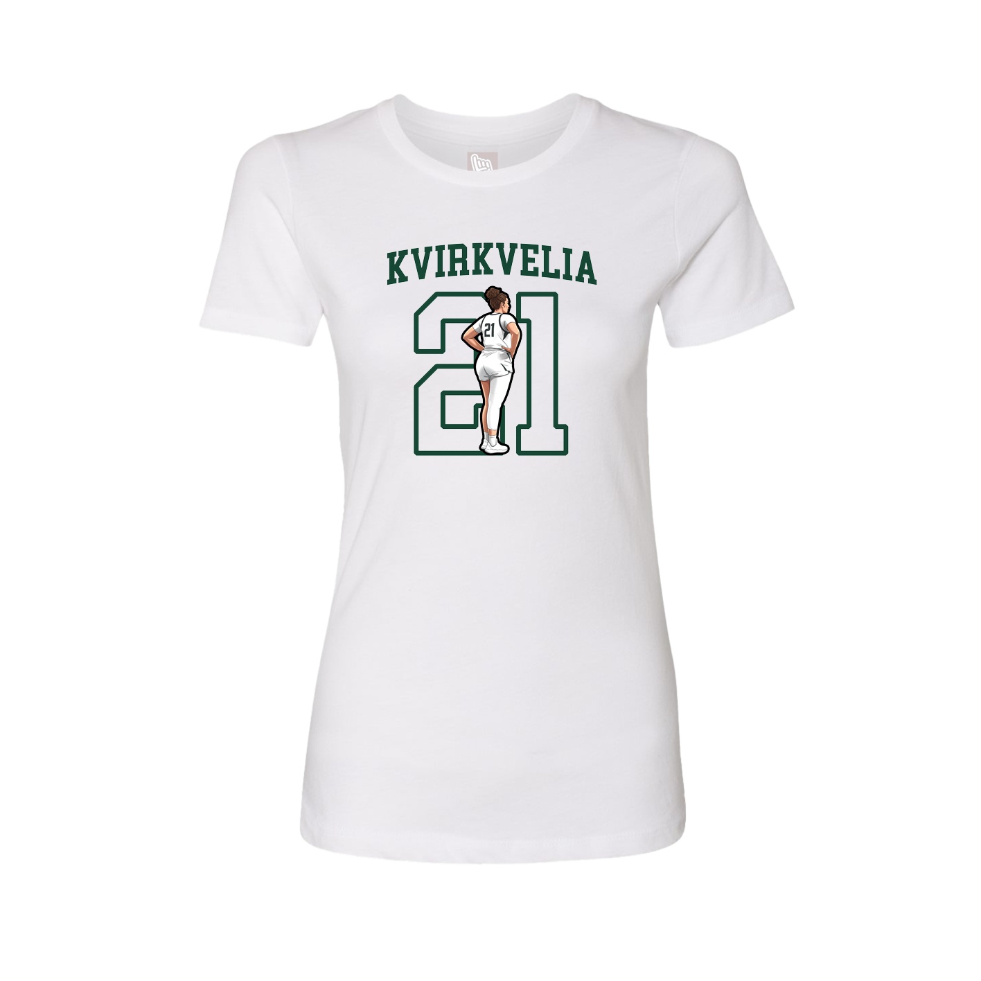 Fitted Women's Tee — Shirsey in White