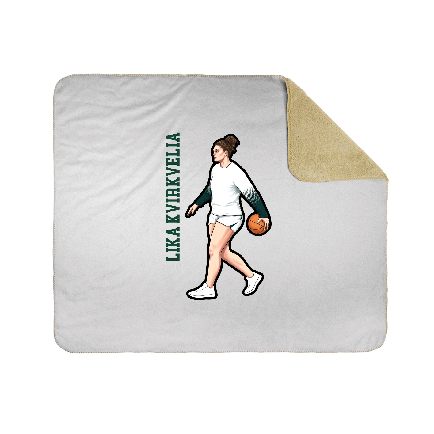 50x60 Sherpa Lined Throw Blanket