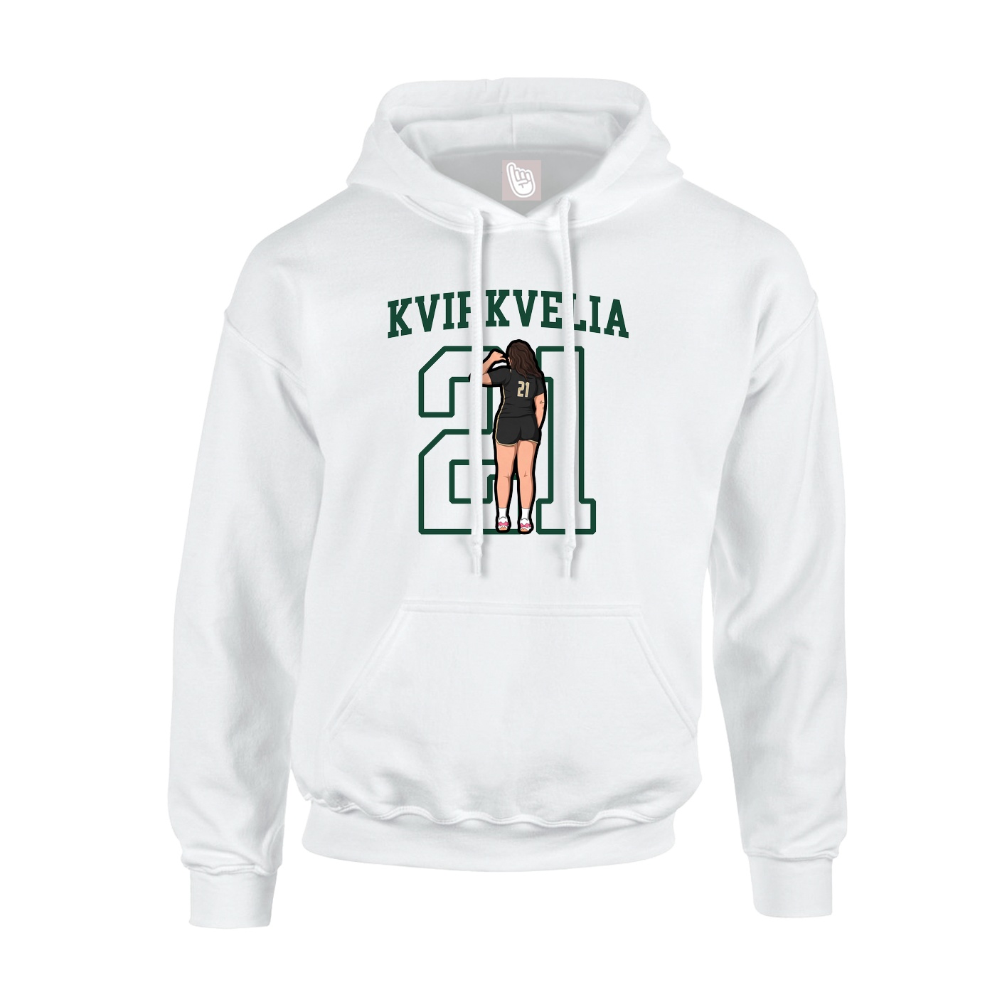 Hoodie — Shirsey in White