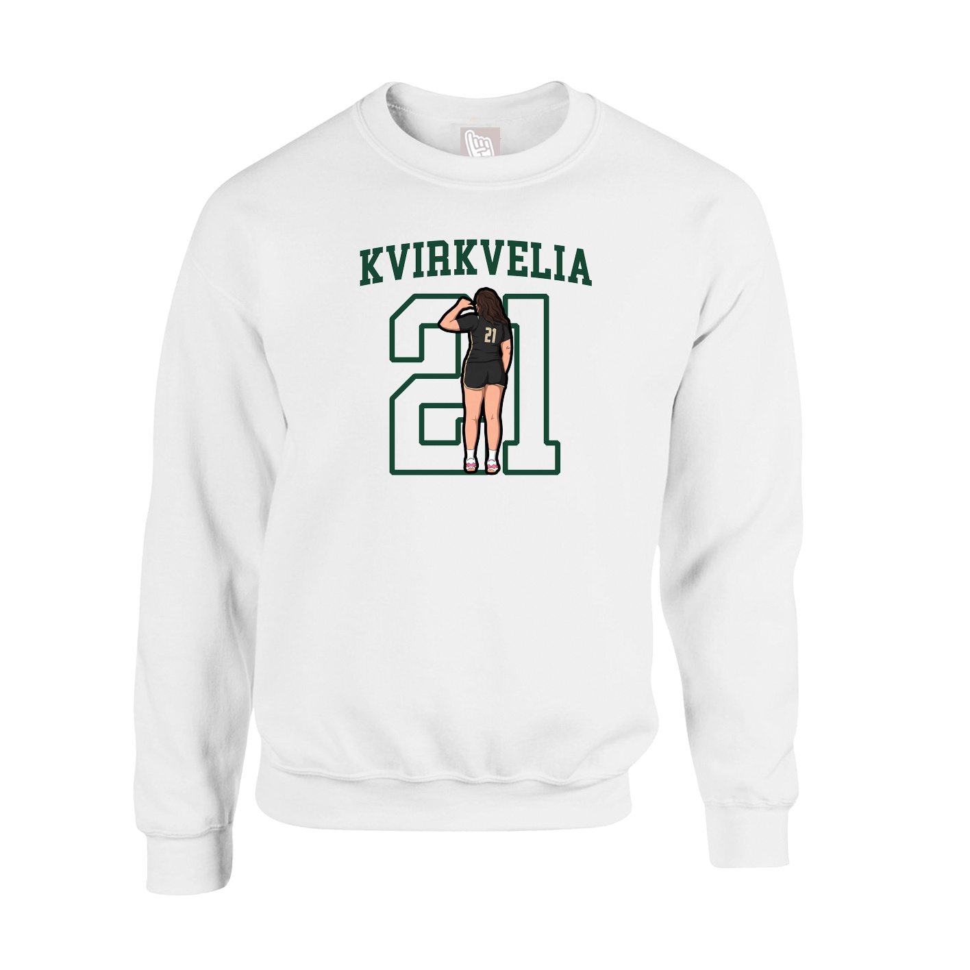 Fleece Crew — Shirsey in White