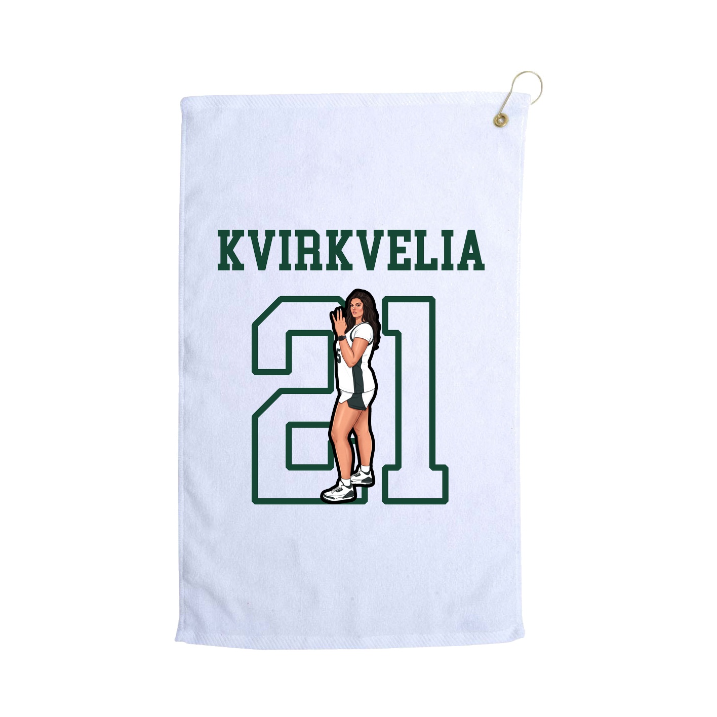 Golf Towel — Shirsey in White