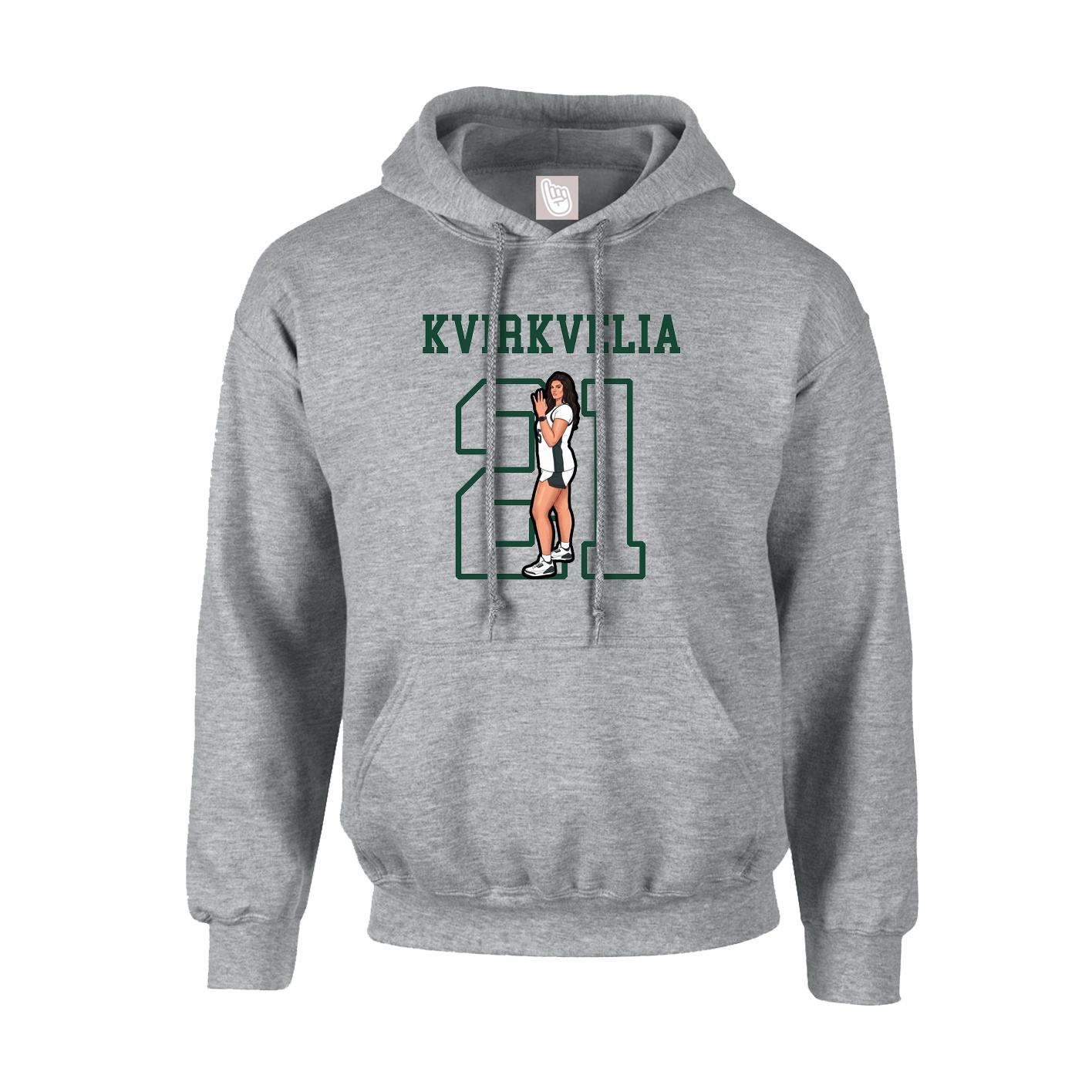 Hoodie — Shirsey in Grey