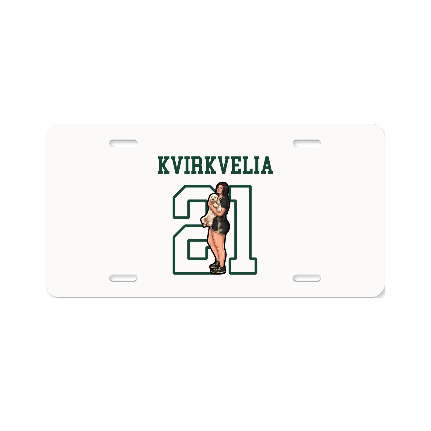 License Plate — Shirsey in Classic