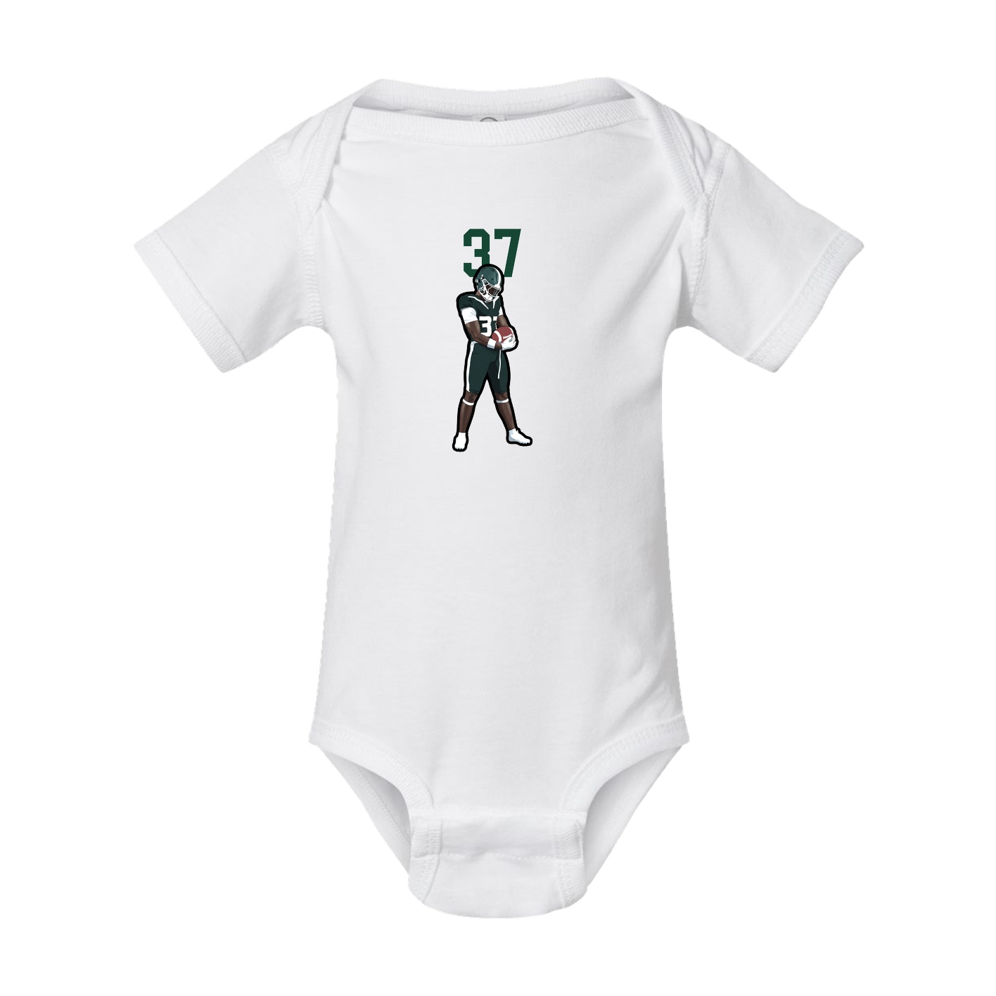 Baby Onesie — Number Top in White