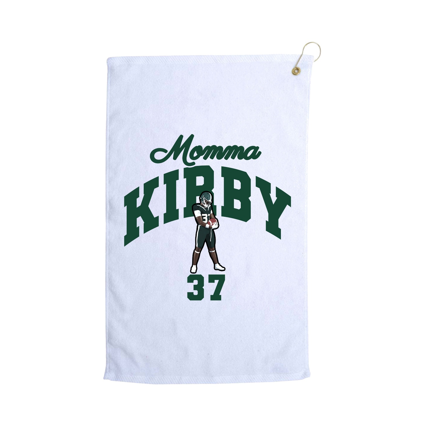 Golf Towel — Mothers Day Arch in White