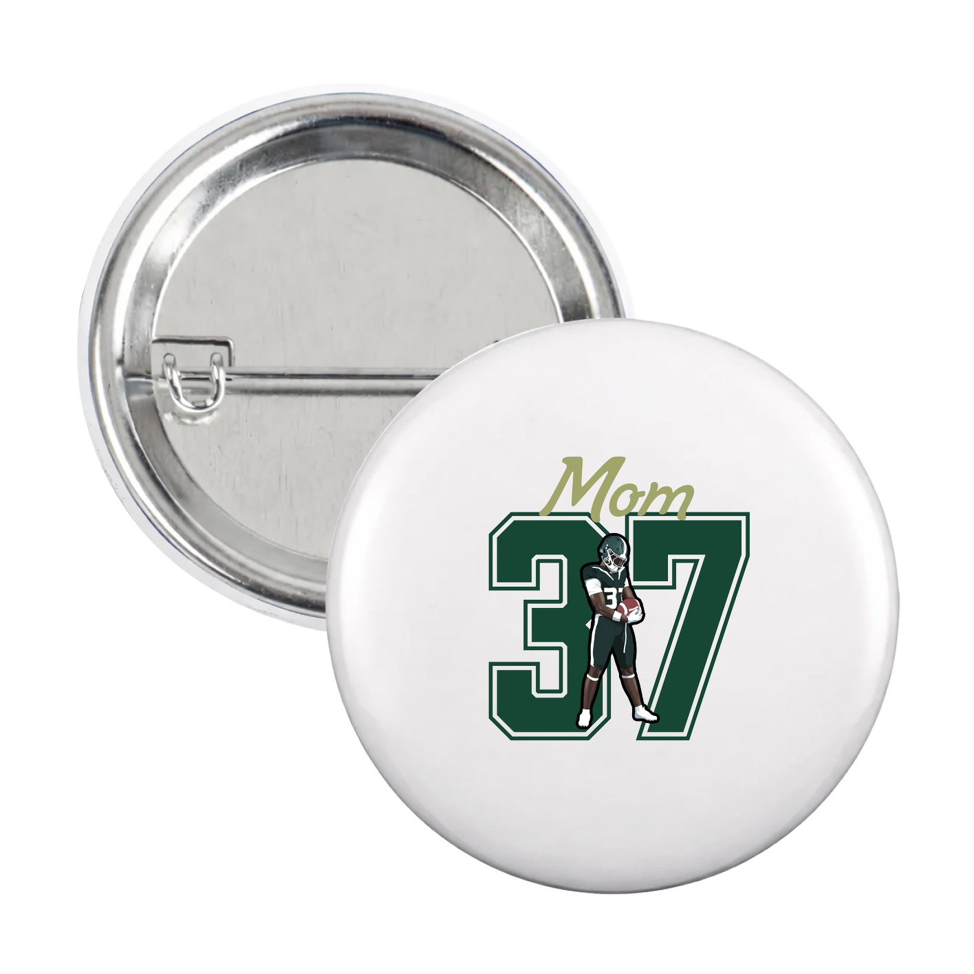Game Day Button — Mothers Day Shirsey in White