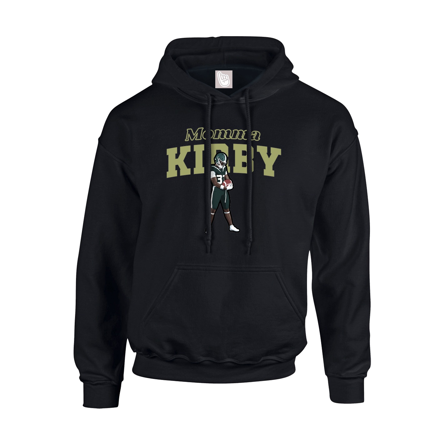 Hoodie — Mothers Day Block in Black