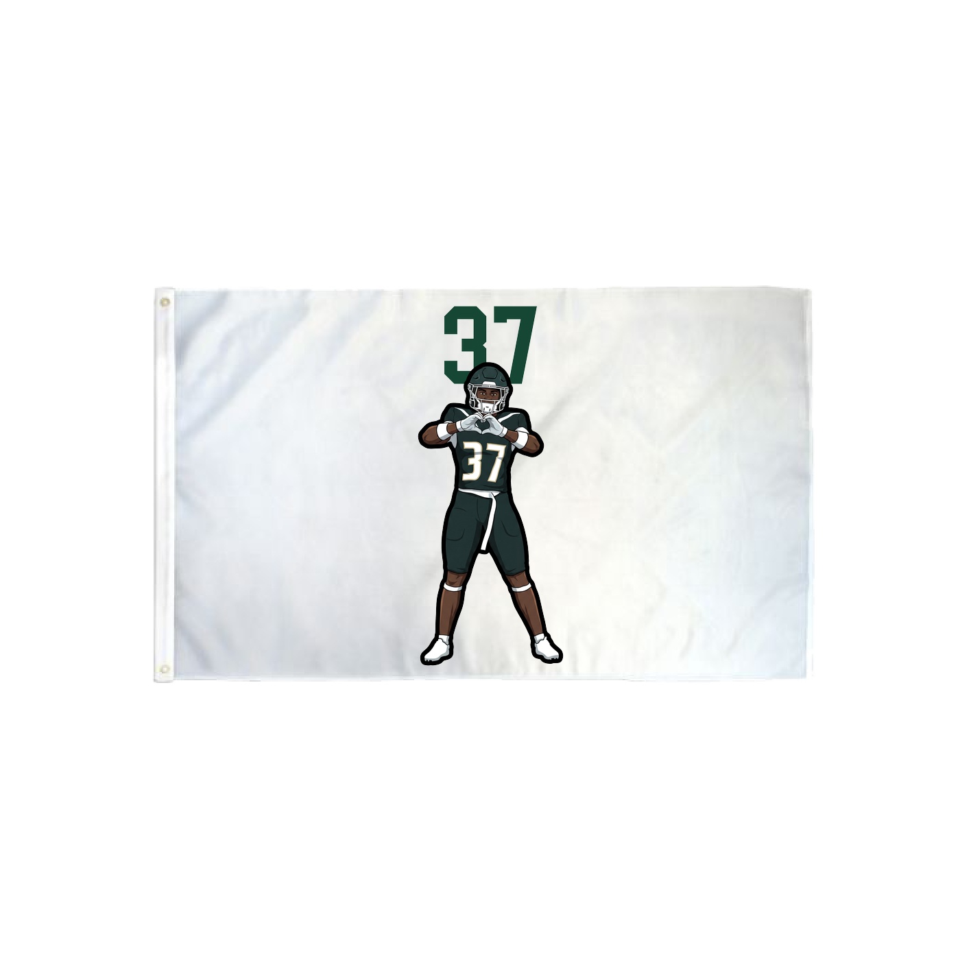 3x5 Flag — Number Top in Classic
