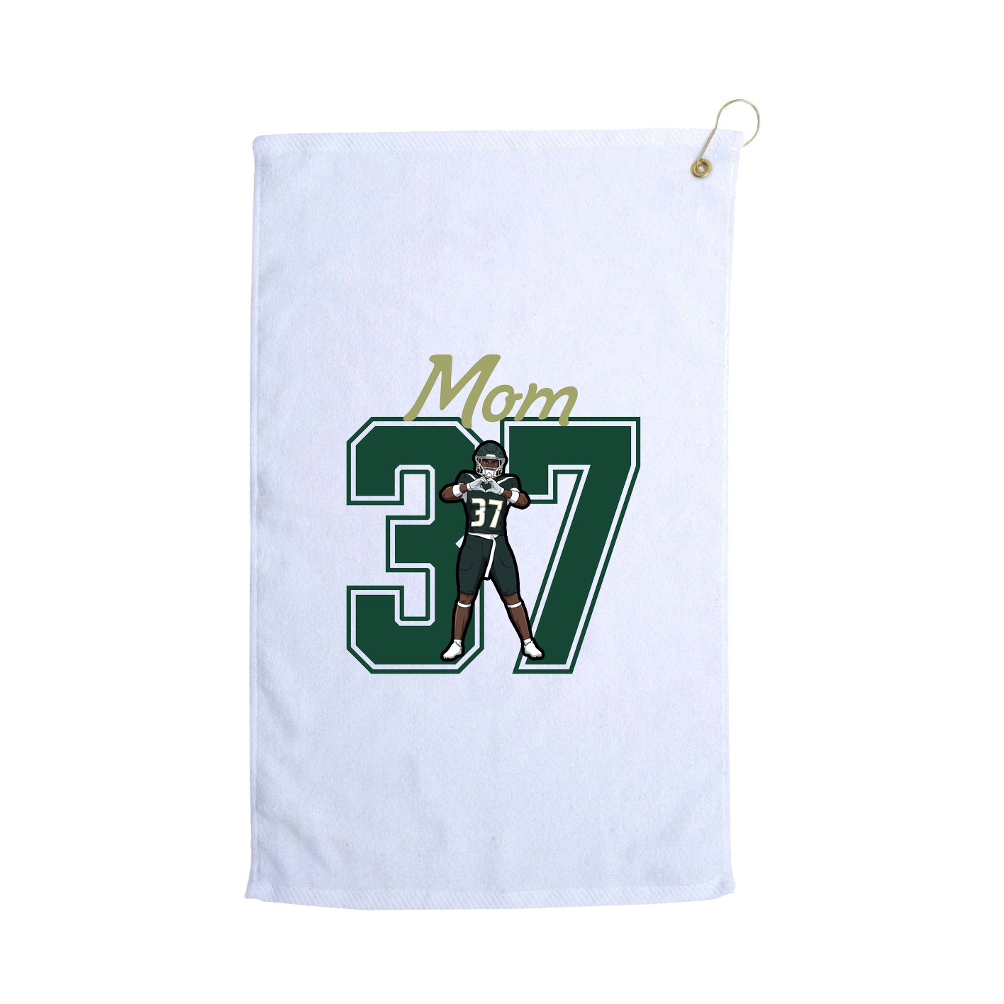 Golf Towel — Mothers Day Shirsey in White