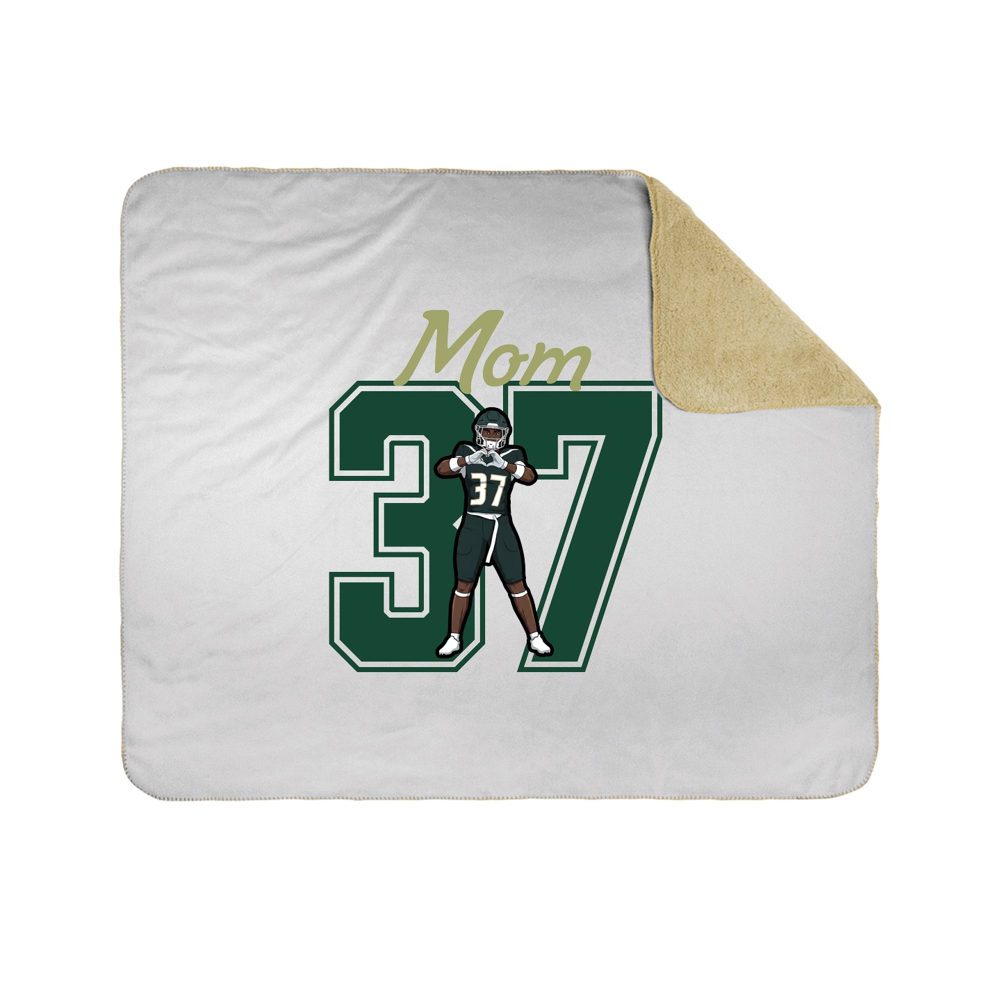 Throw Blanket — Mothers Day Shirsey in White