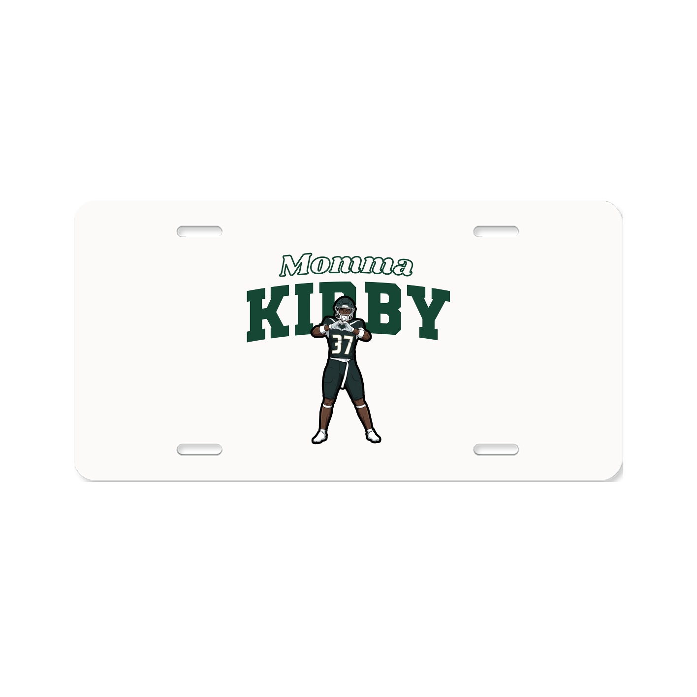 License Plate — Mothers Day Block in Classic