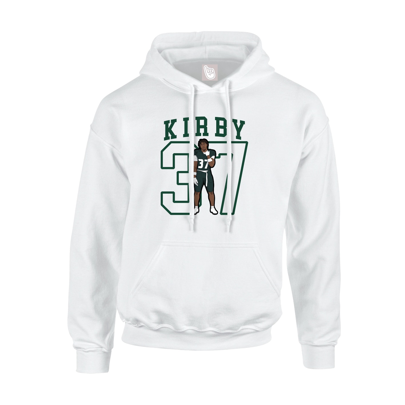 Hoodie — Shirsey in White