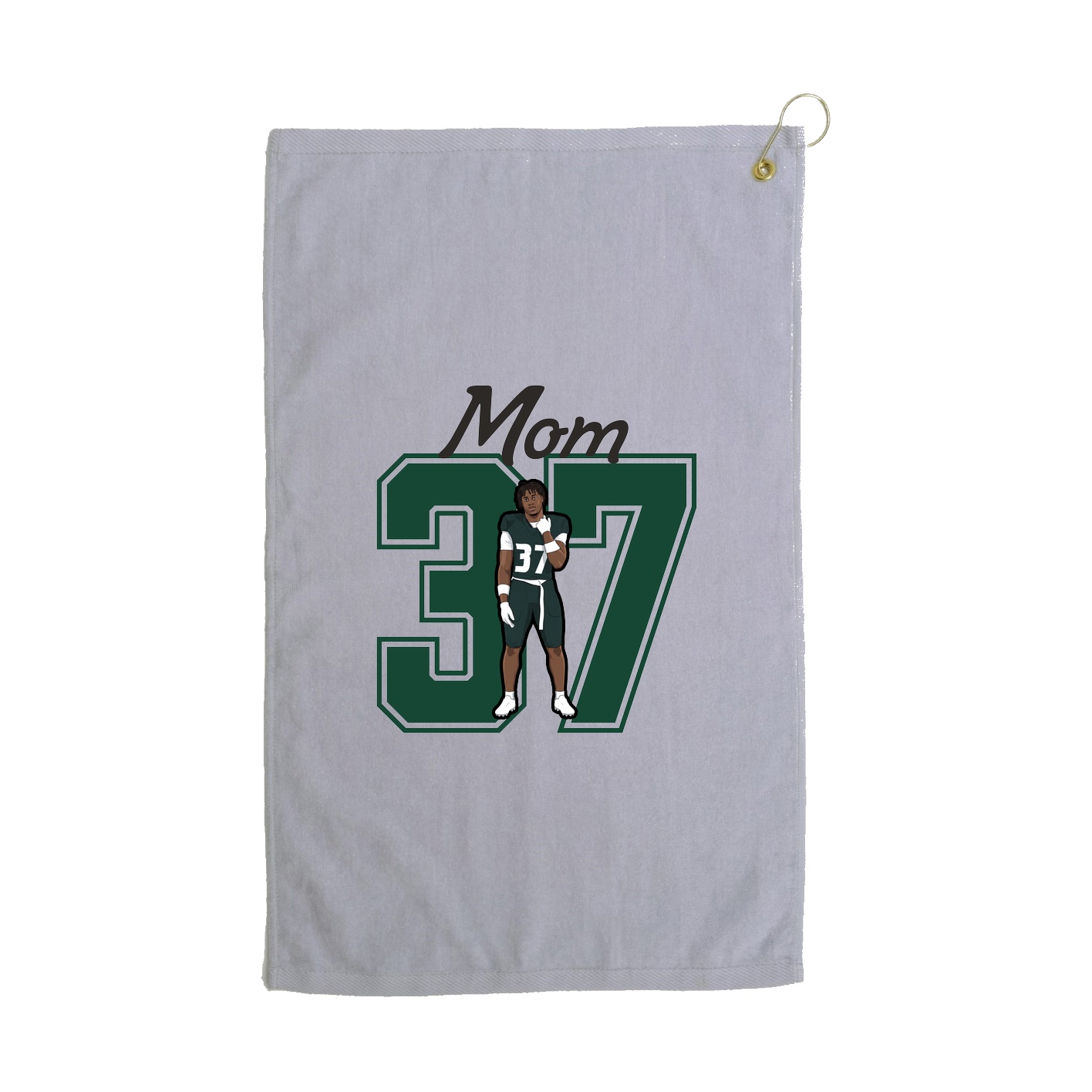 Golf Towel — Mothers Day Shirsey in Grey
