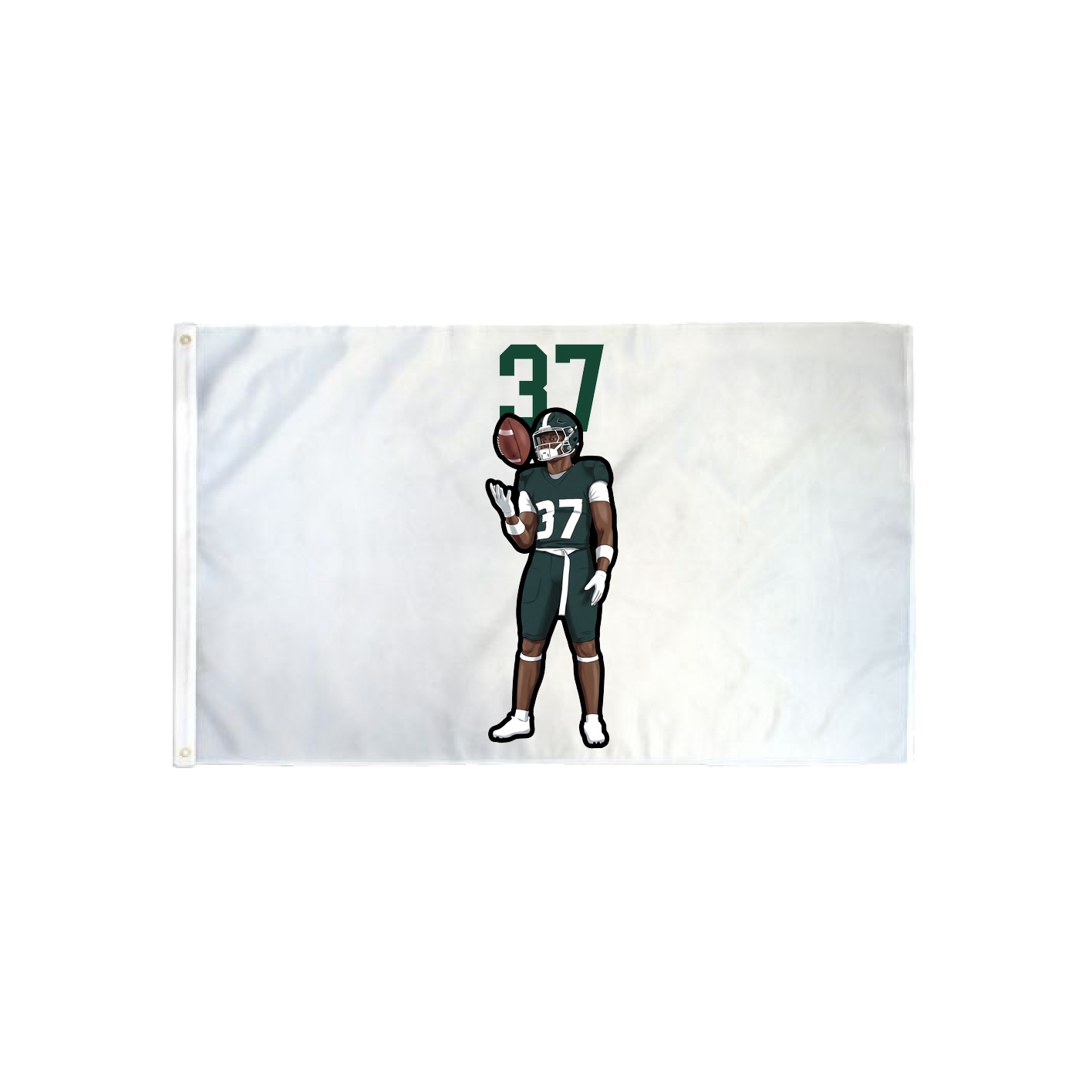 3x5 Flag — Number Top in Classic