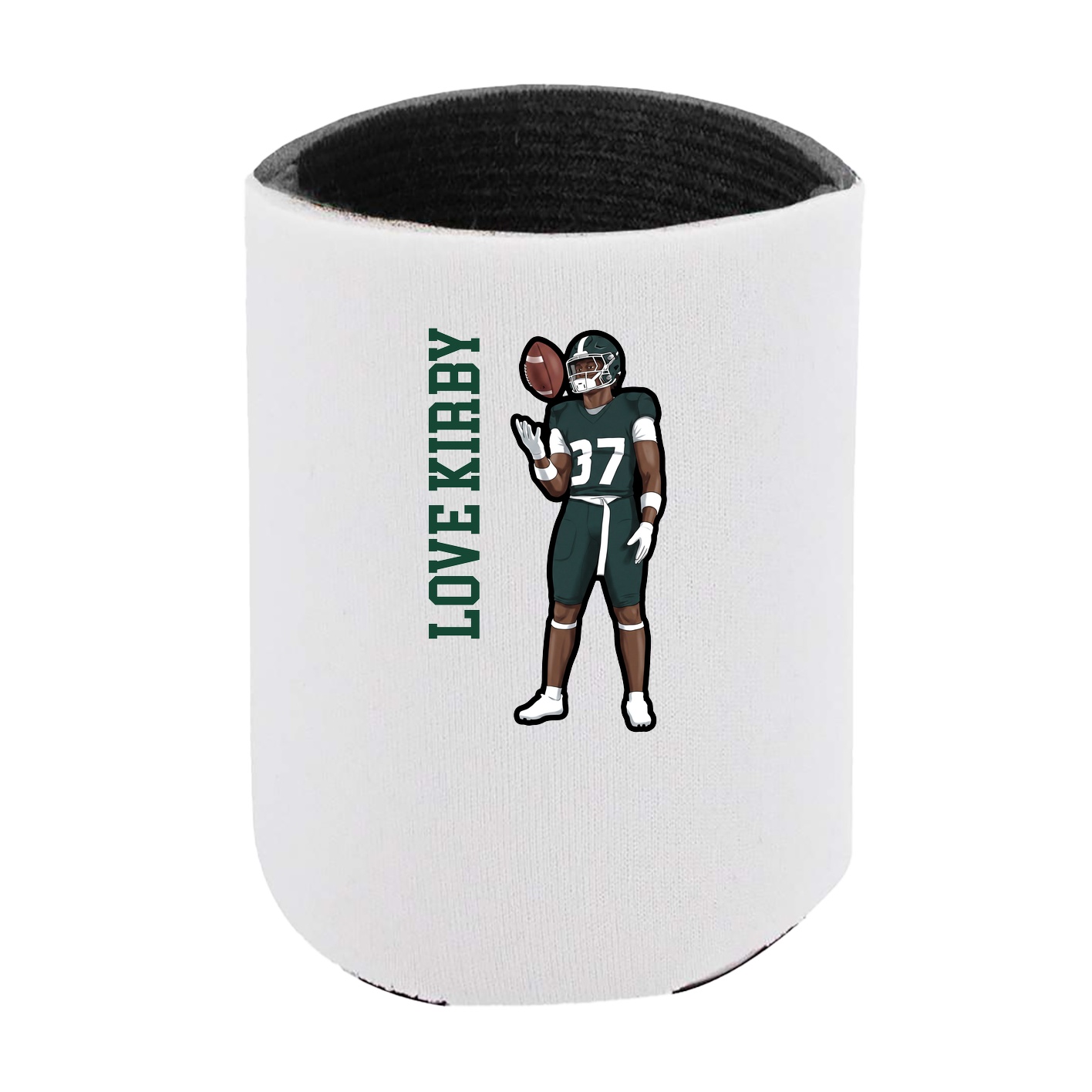 Can Holder — Name Vertical in White