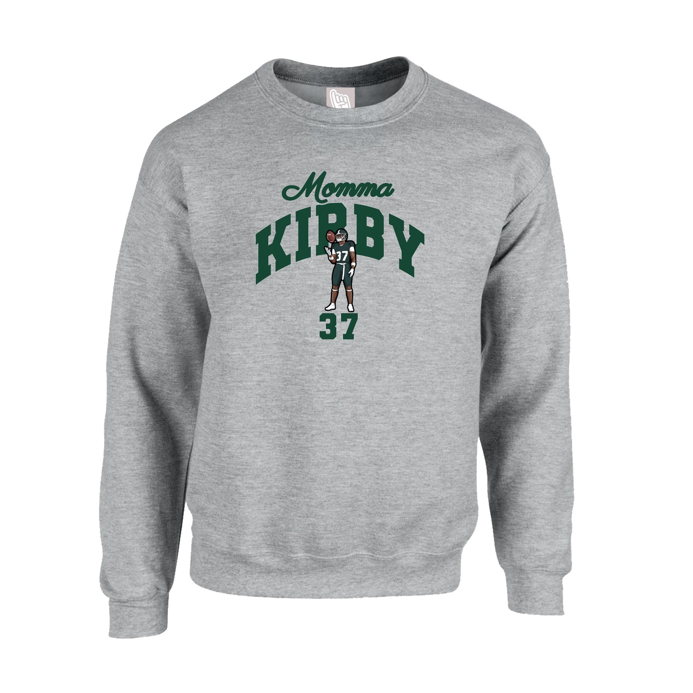 Fleece Crew — Mothers Day Arch in Grey