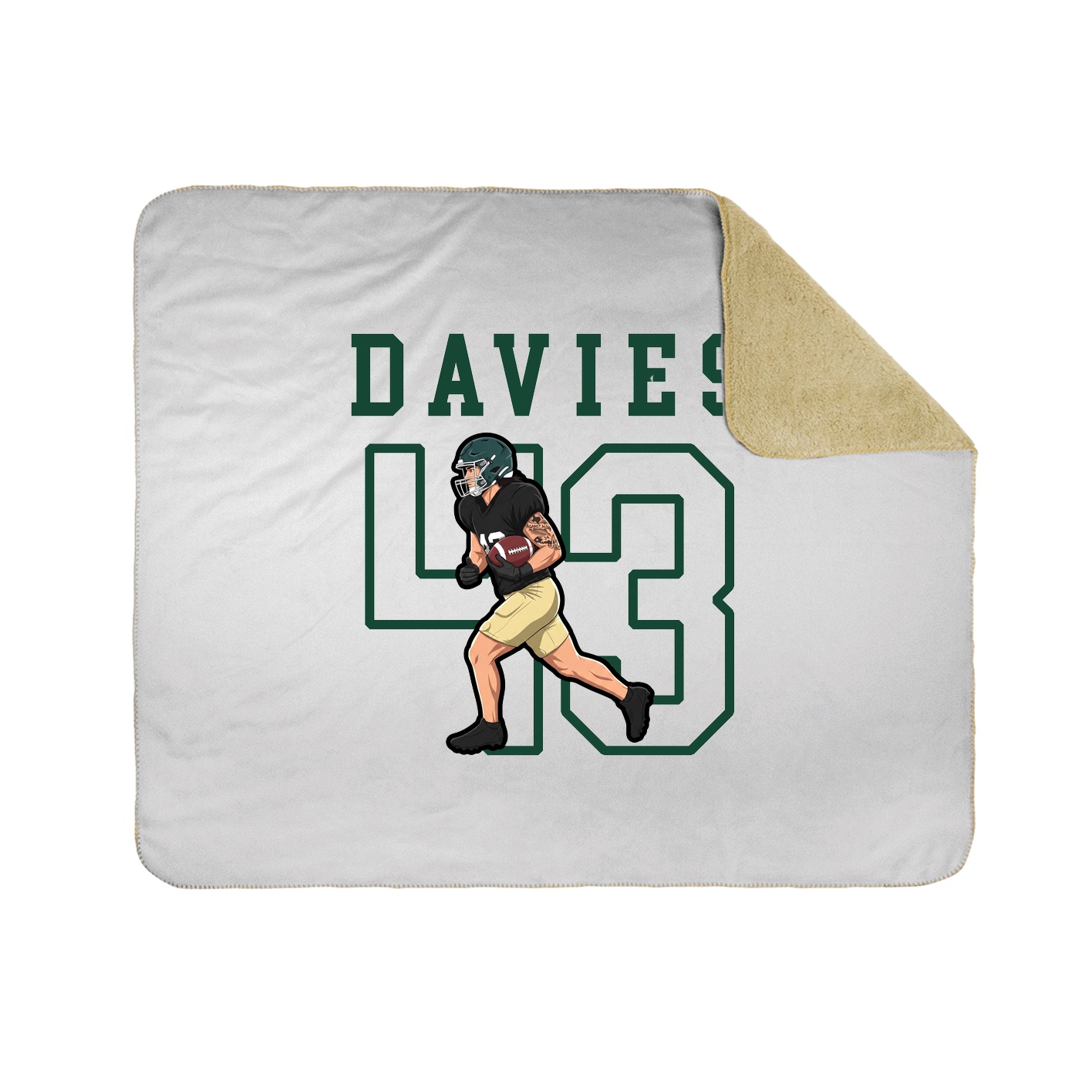 Throw Blanket — Shirsey in White