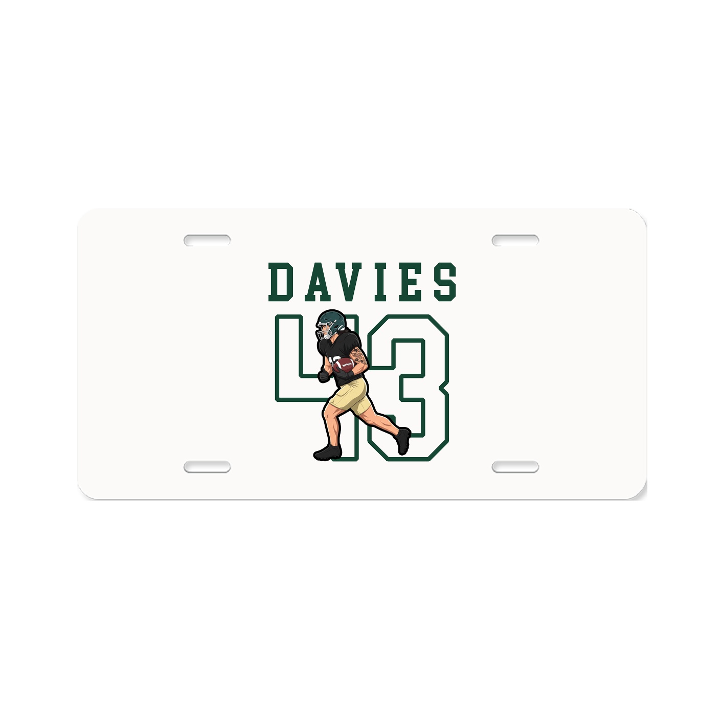 License Plate — Shirsey in Classic