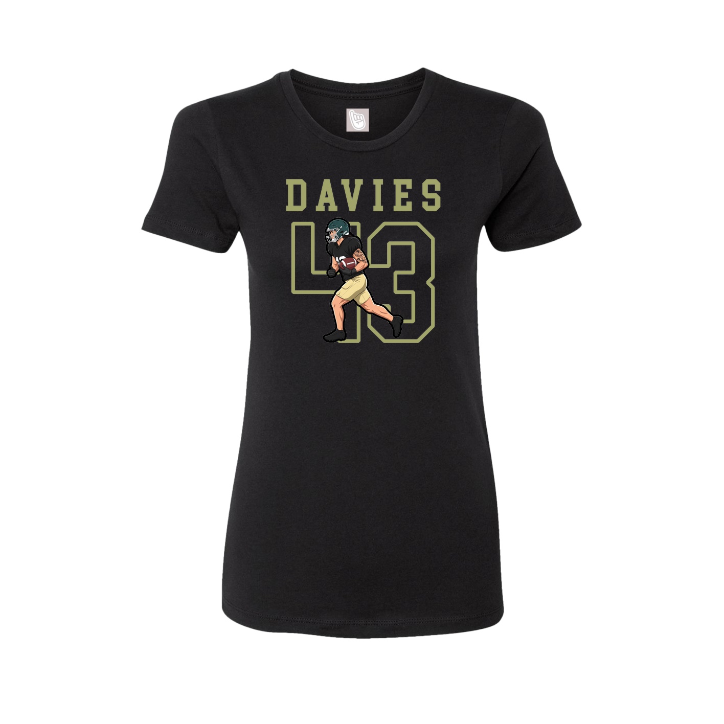 Fitted Women's Tee — Shirsey in Black