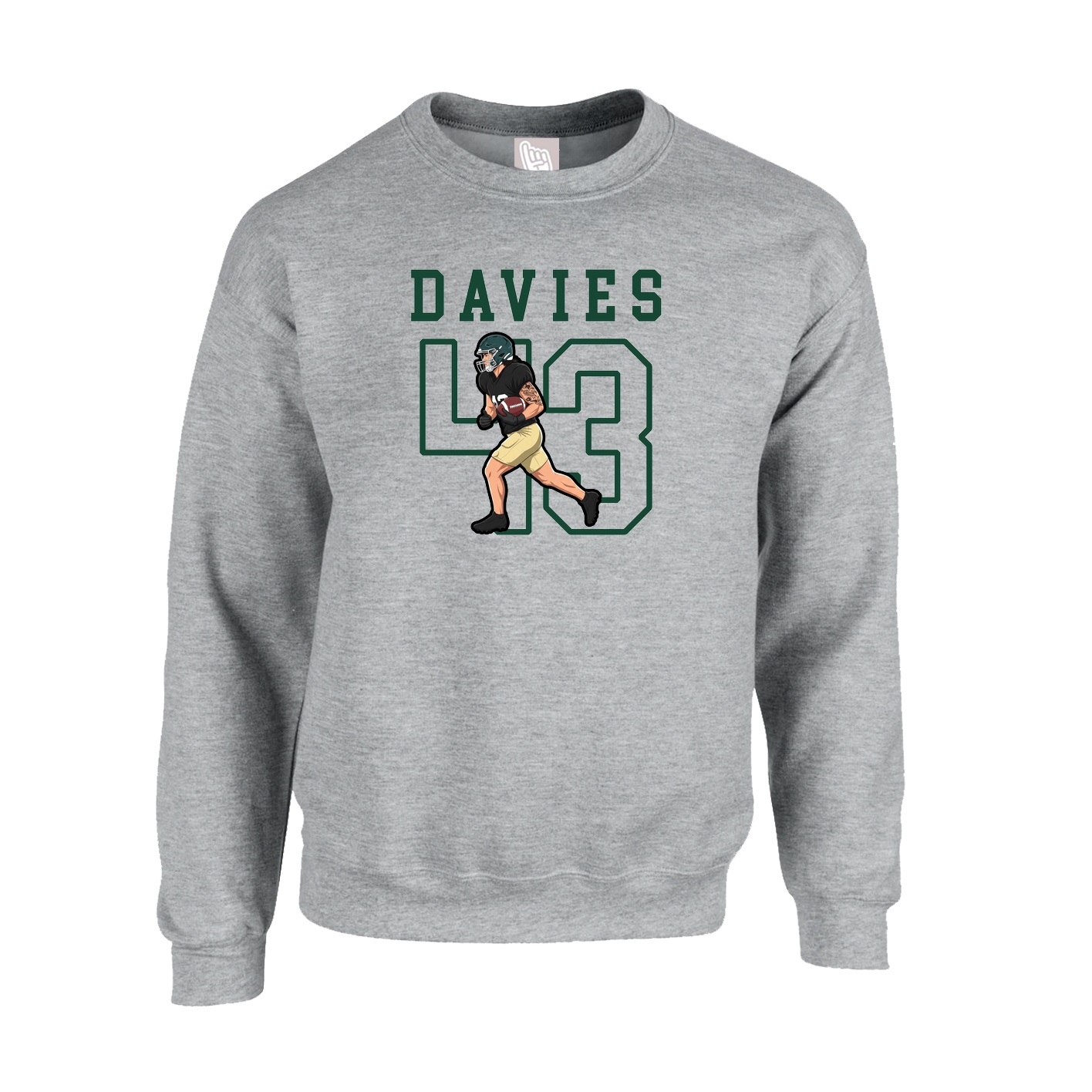 Fleece Crew — Shirsey in Grey