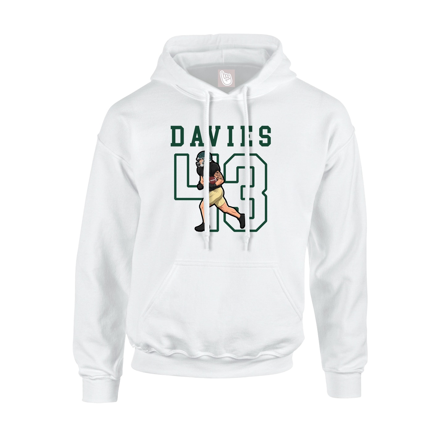 Youth Hoodie — Shirsey in White