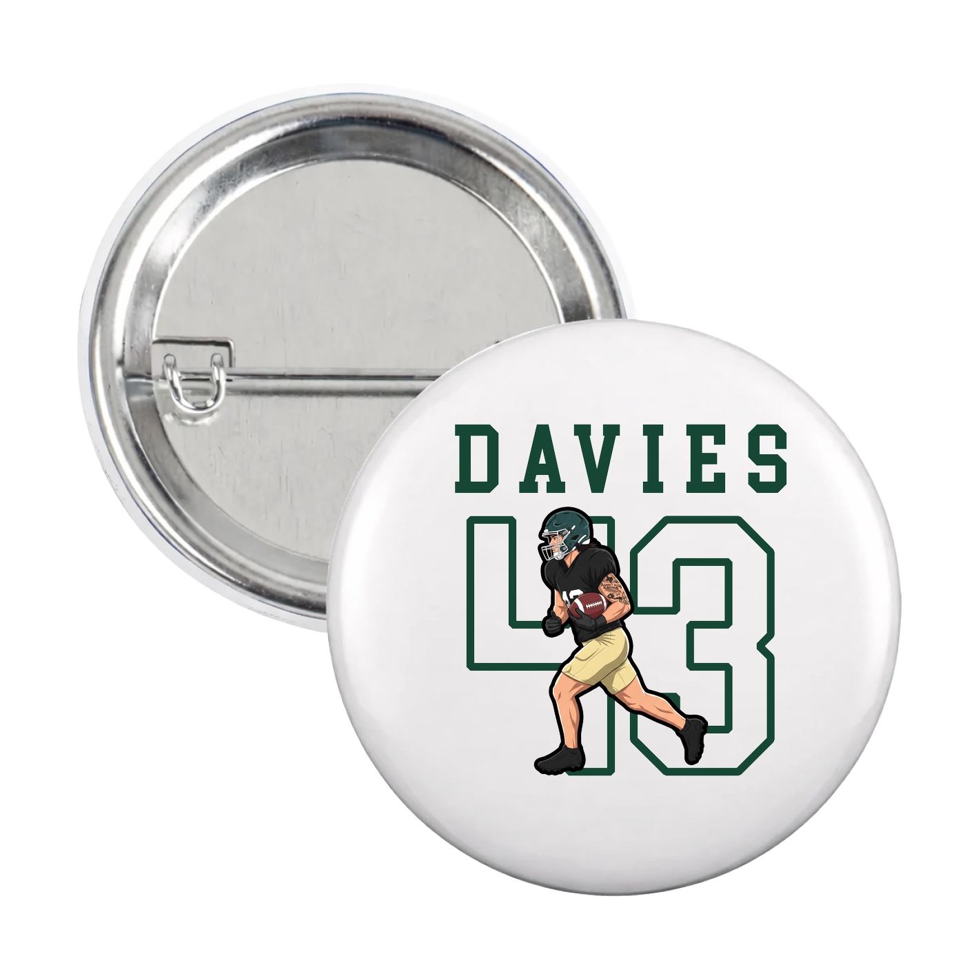 Game Day Button — Shirsey in White