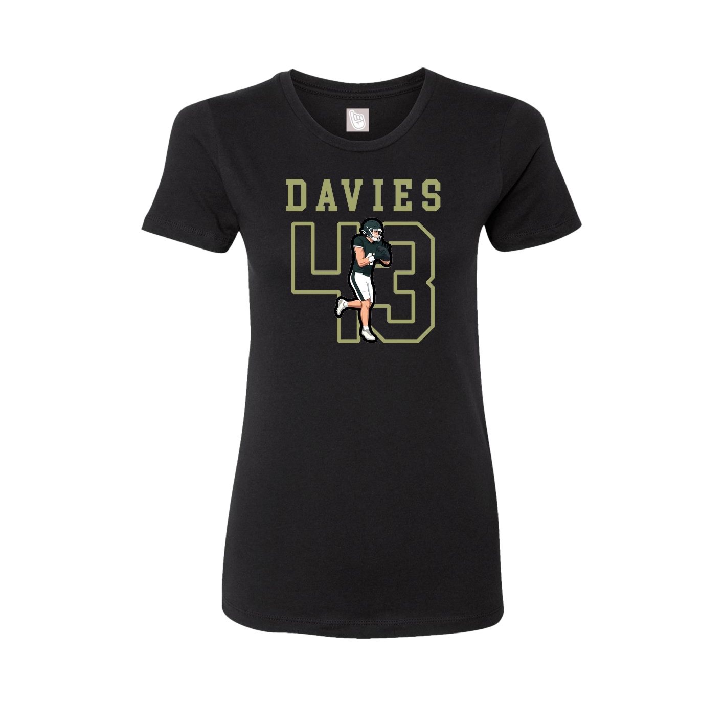 Fitted Women's Tee — Shirsey in Black