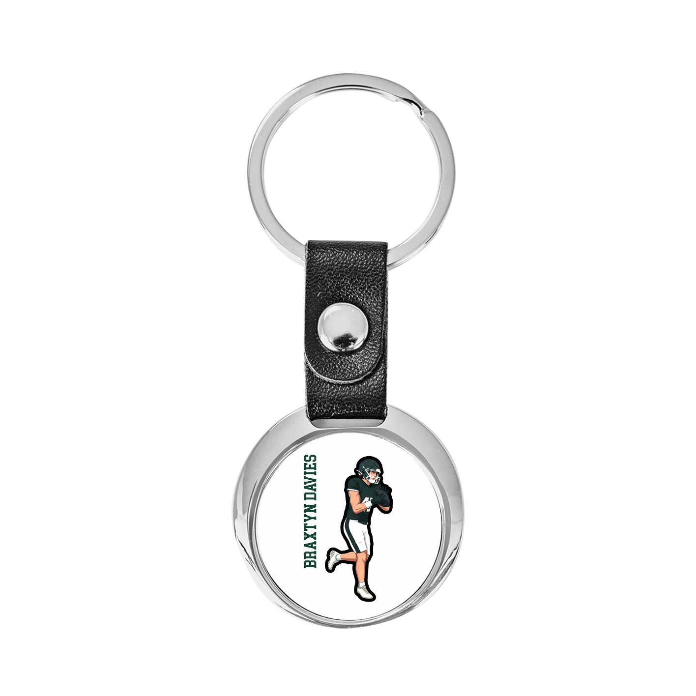 Key Chain — Name Vertical in Classic