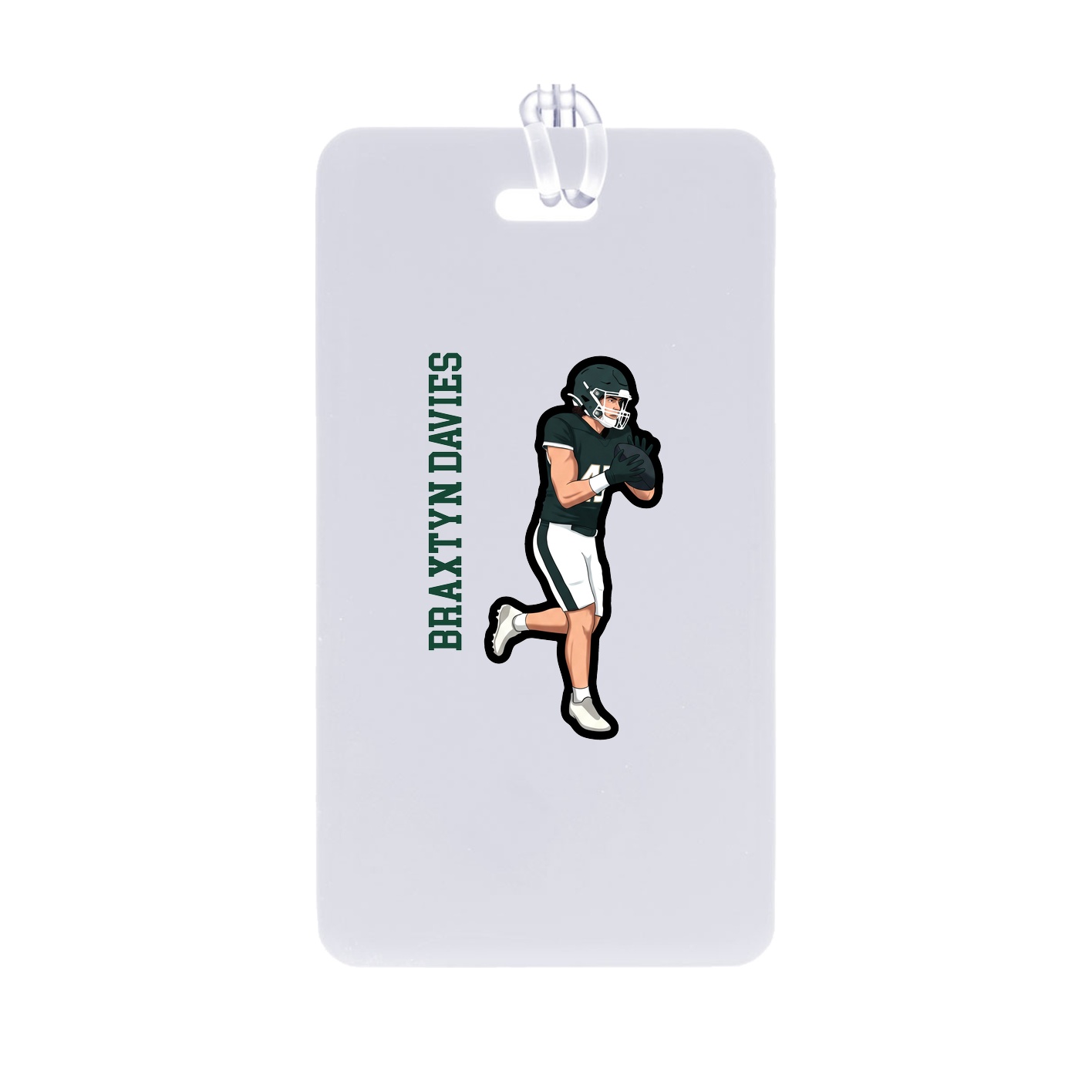 Bag Tag — Name Vertical in Classic