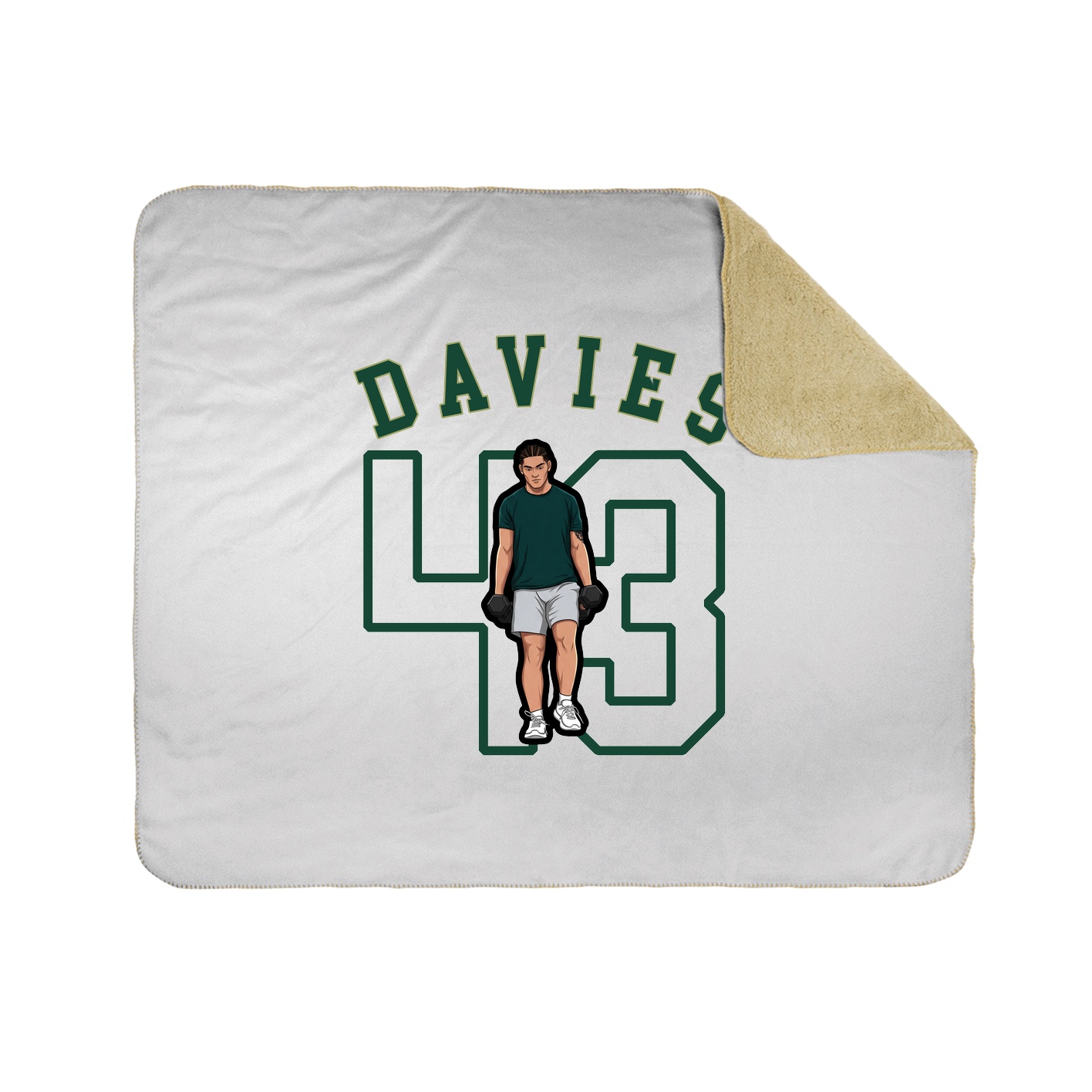 Throw Blanket — Shirsey Arch in White