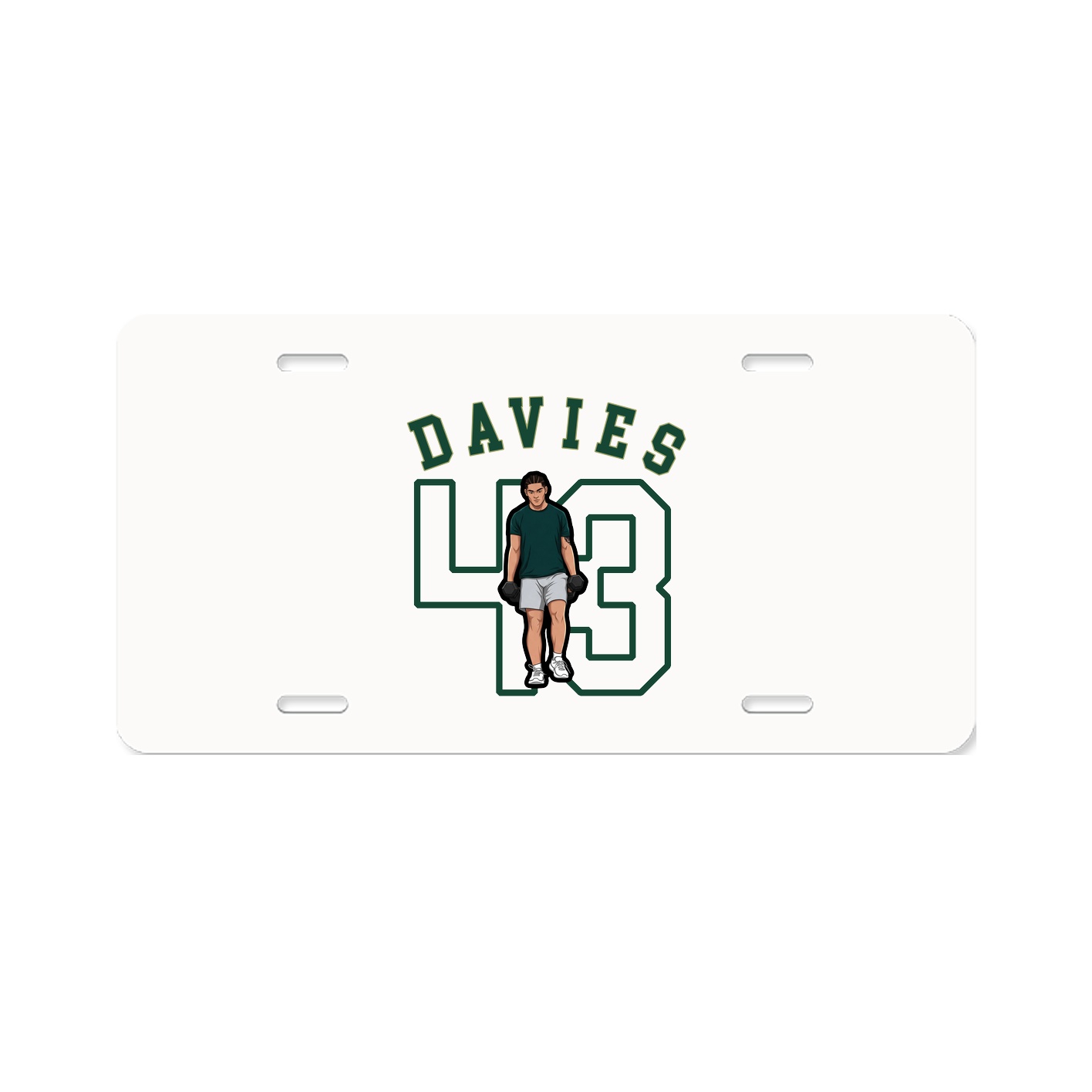 License Plate — Shirsey Arch in Classic