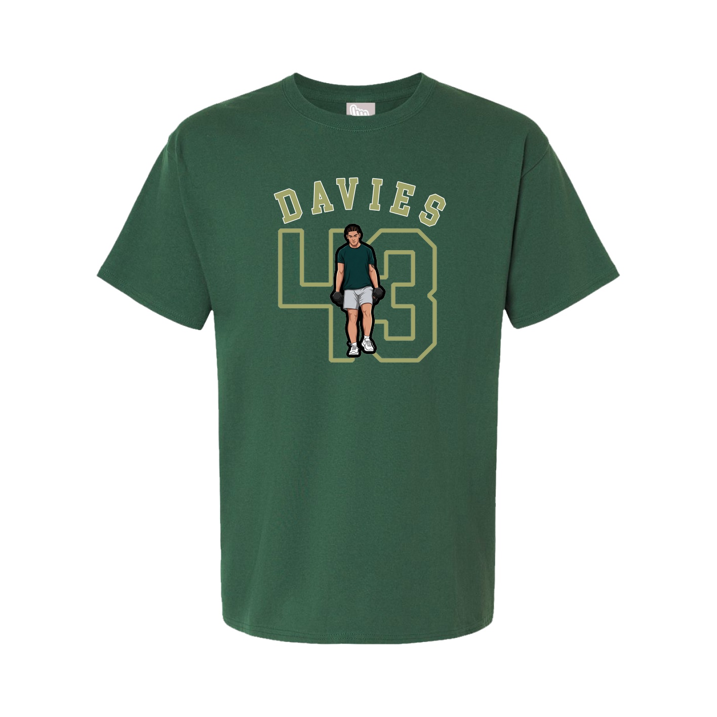 Youth Tee — Shirsey Arch in Green