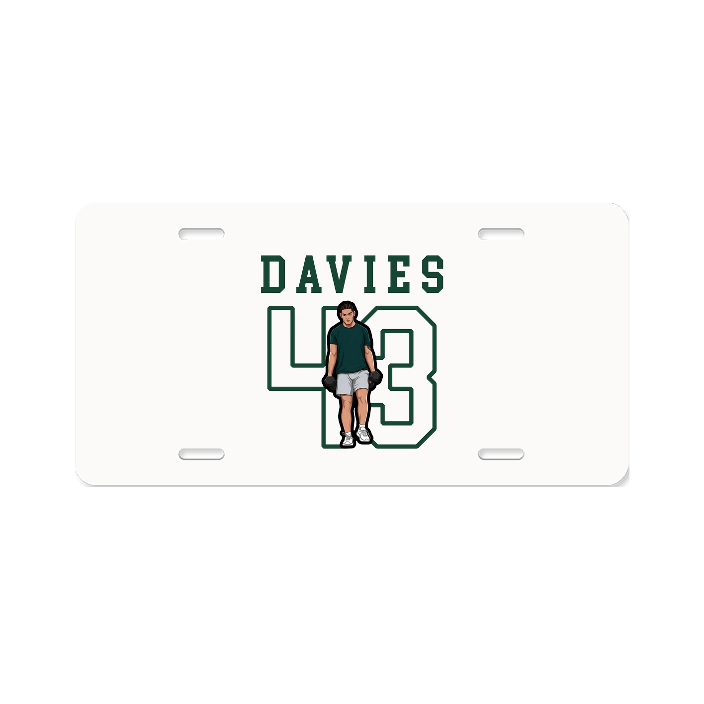 Aluminum License Plate