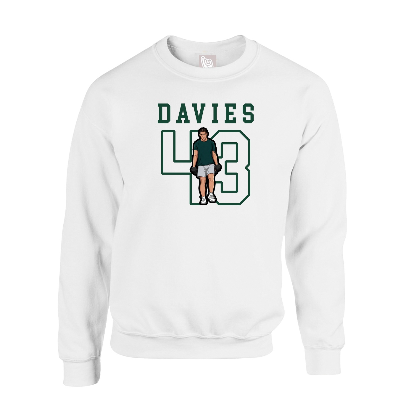 Fleece Crew — Shirsey in White