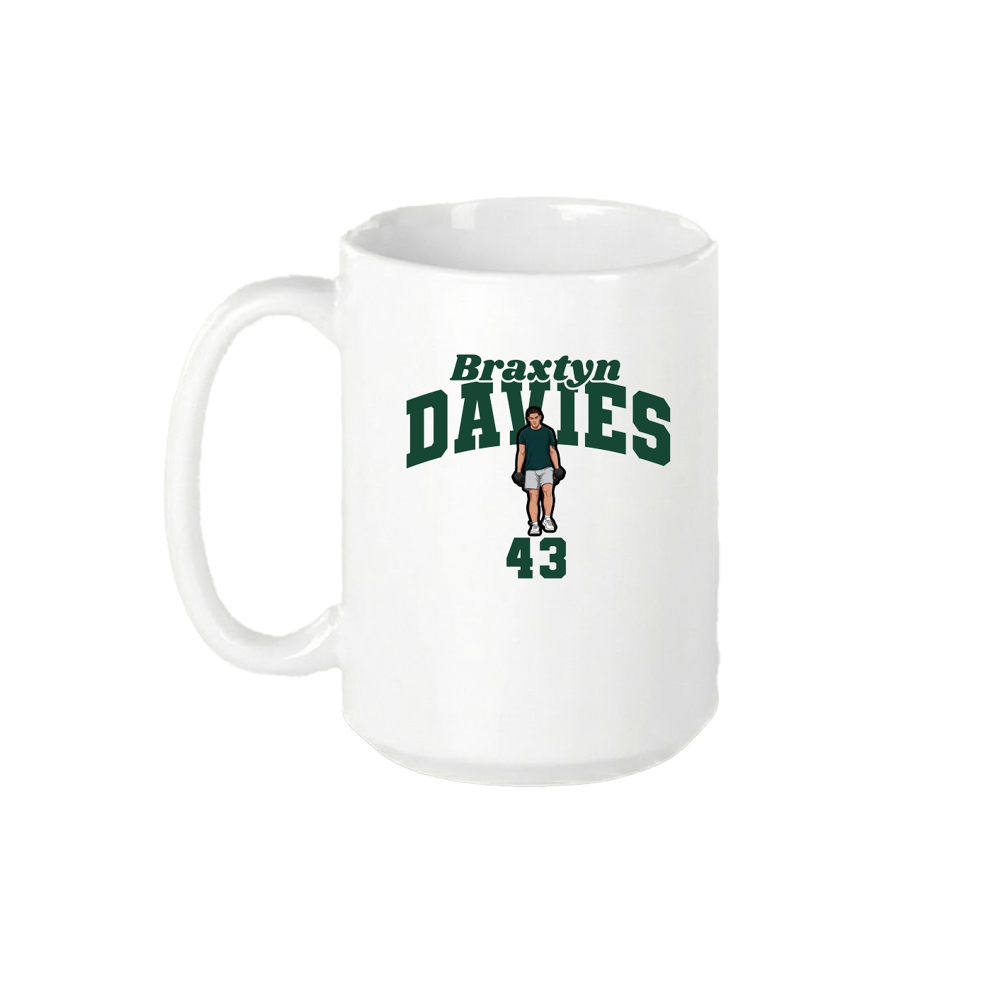 15oz Coffee Mug — Signature Arch in White