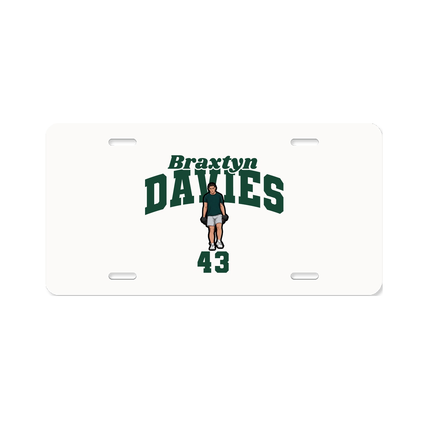 License Plate — Signature Arch in Classic