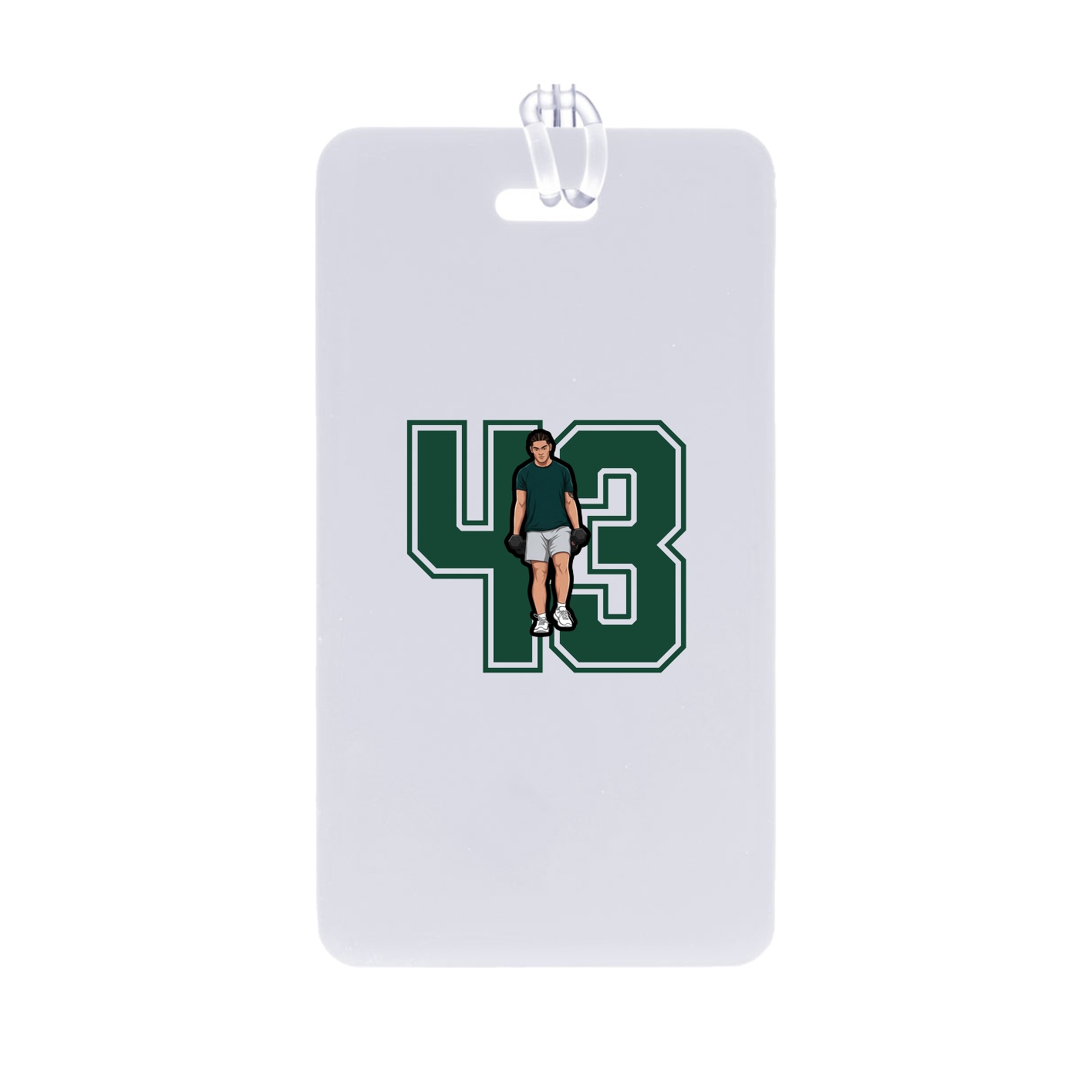Bag Tag — Number in Classic
