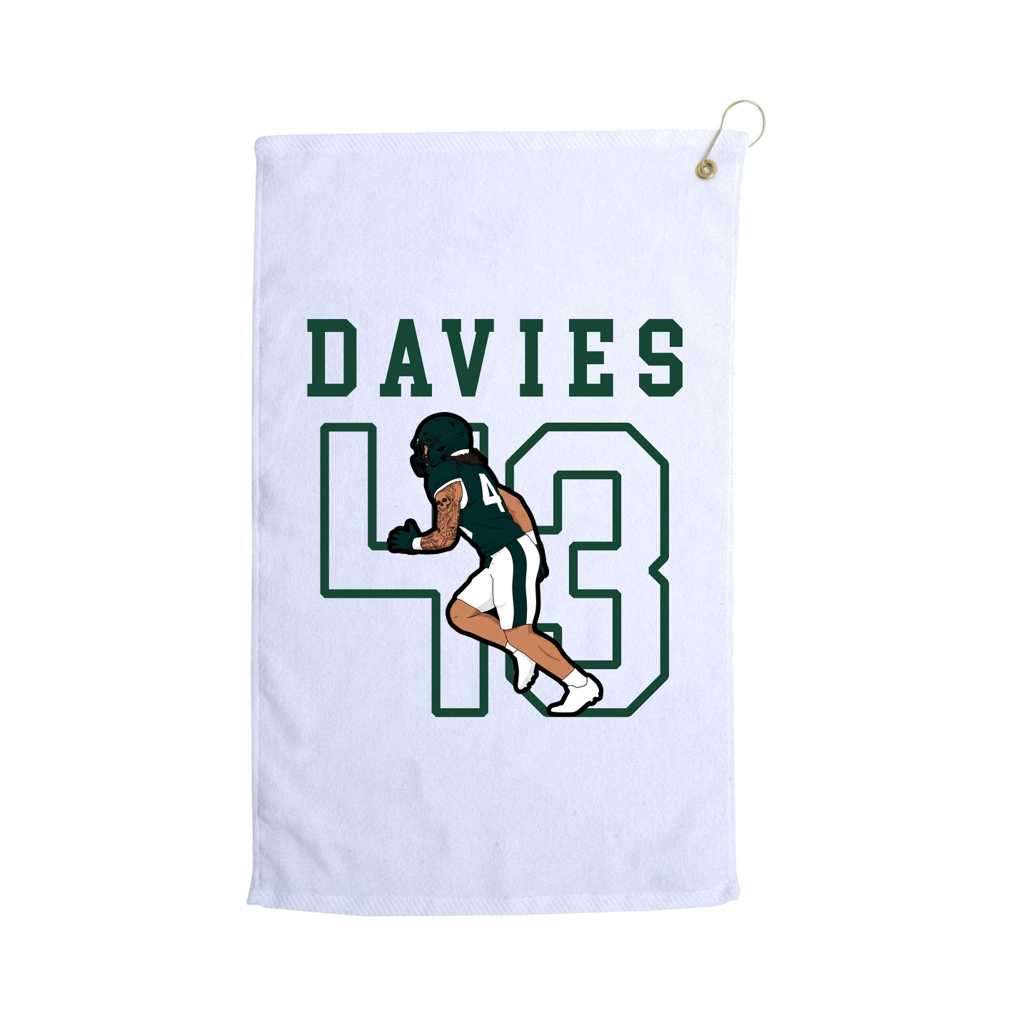 Golf Towel — Shirsey in White
