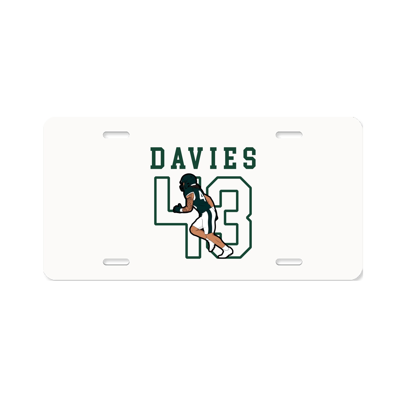 License Plate — Shirsey in Classic
