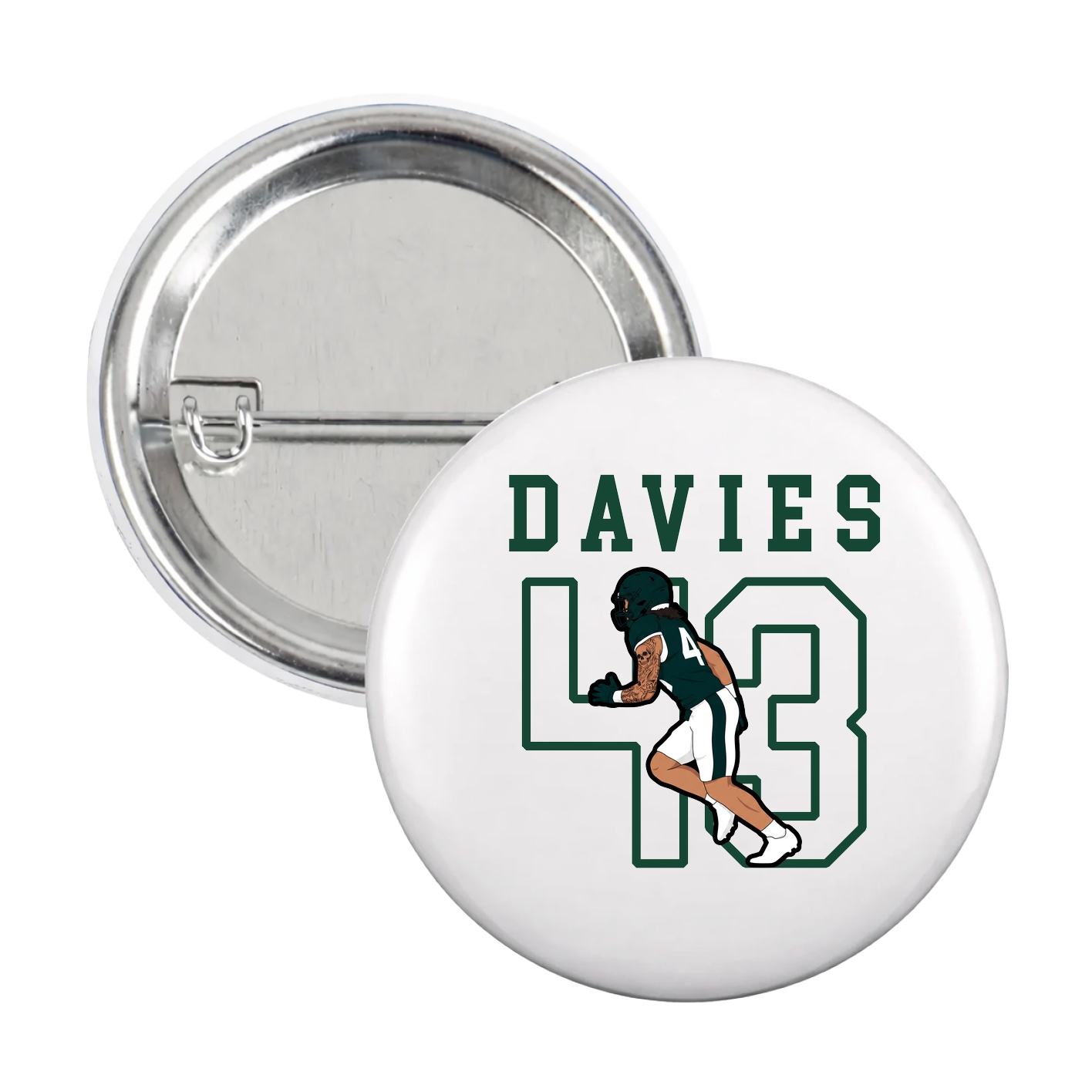 Game Day Button — Shirsey in White
