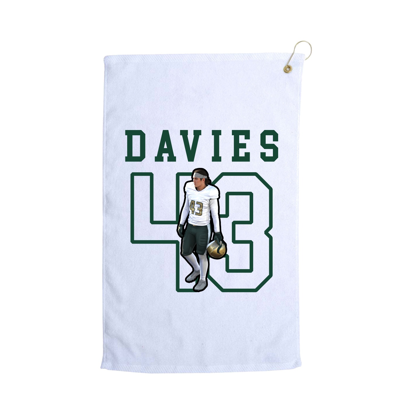 Golf Towel — Shirsey in White