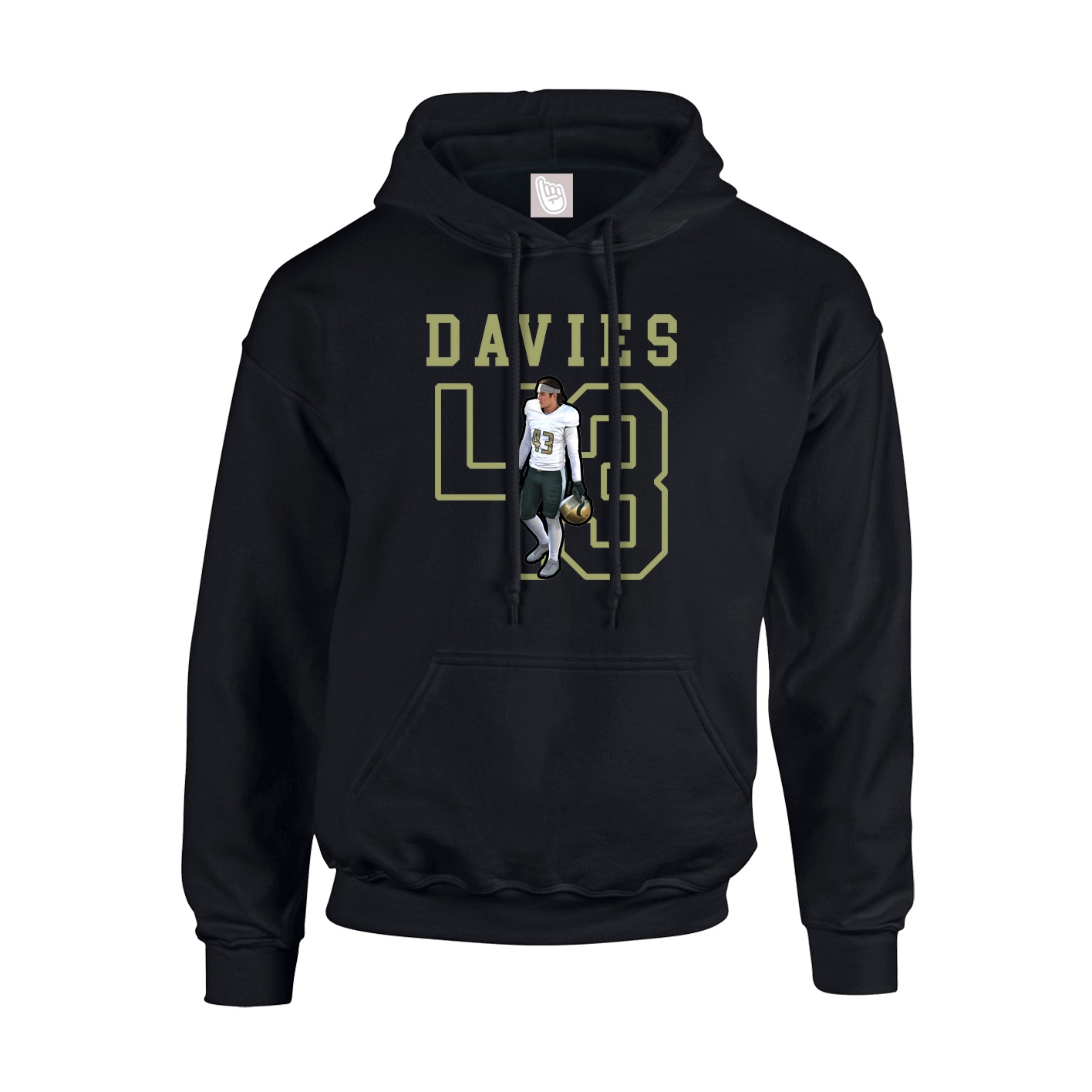 Youth Hoodie — Shirsey in Black