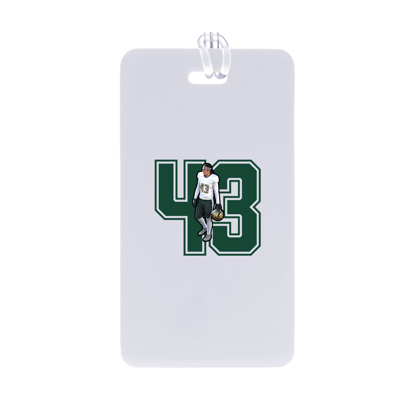 Bag Tag — Number in Classic