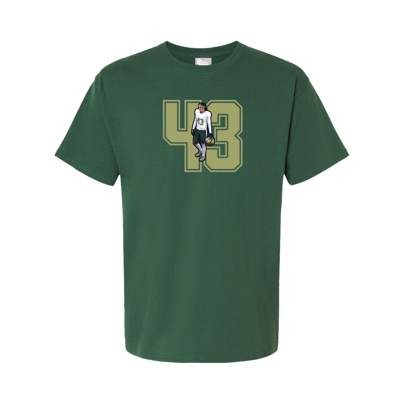 Tee — Number in Green