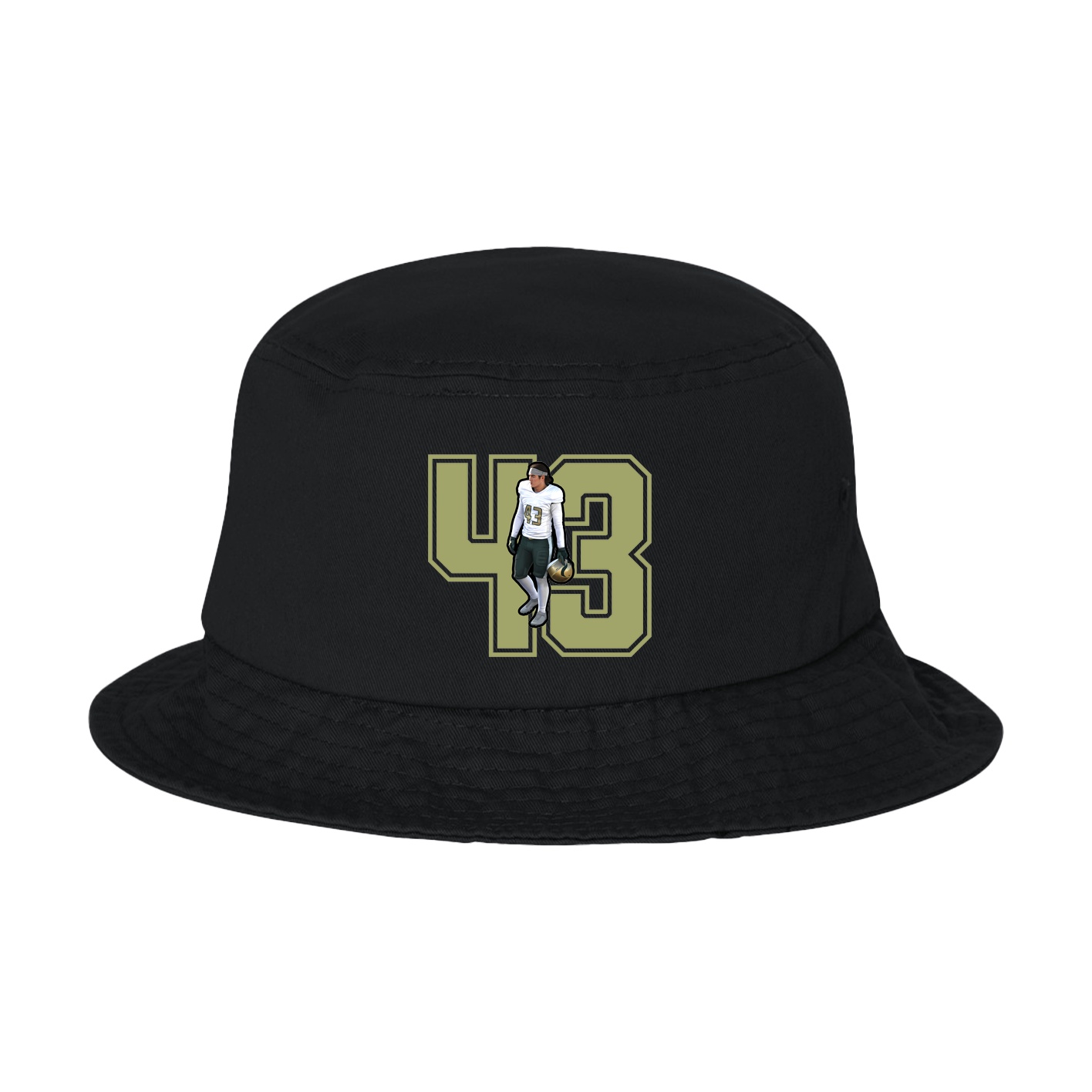 Bucket Cap — Number in Black