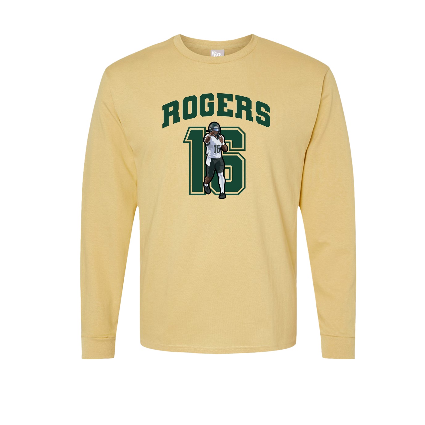 Long Sleeve Tee — Number in Vegas Gold