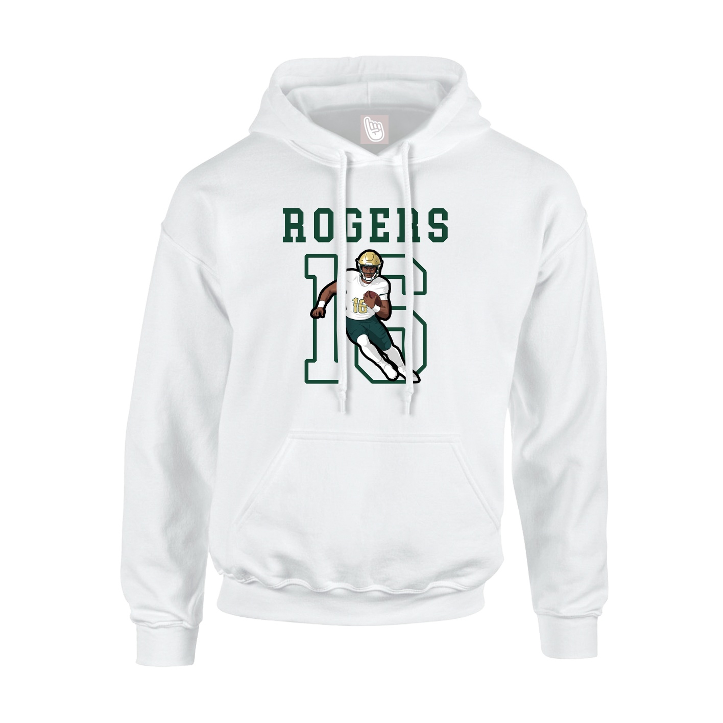 Hoodie — Shirsey in White