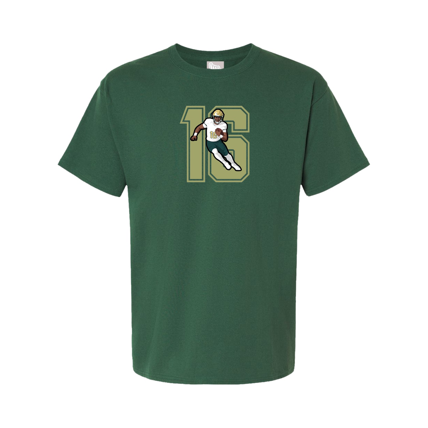 Tee — Number in Green