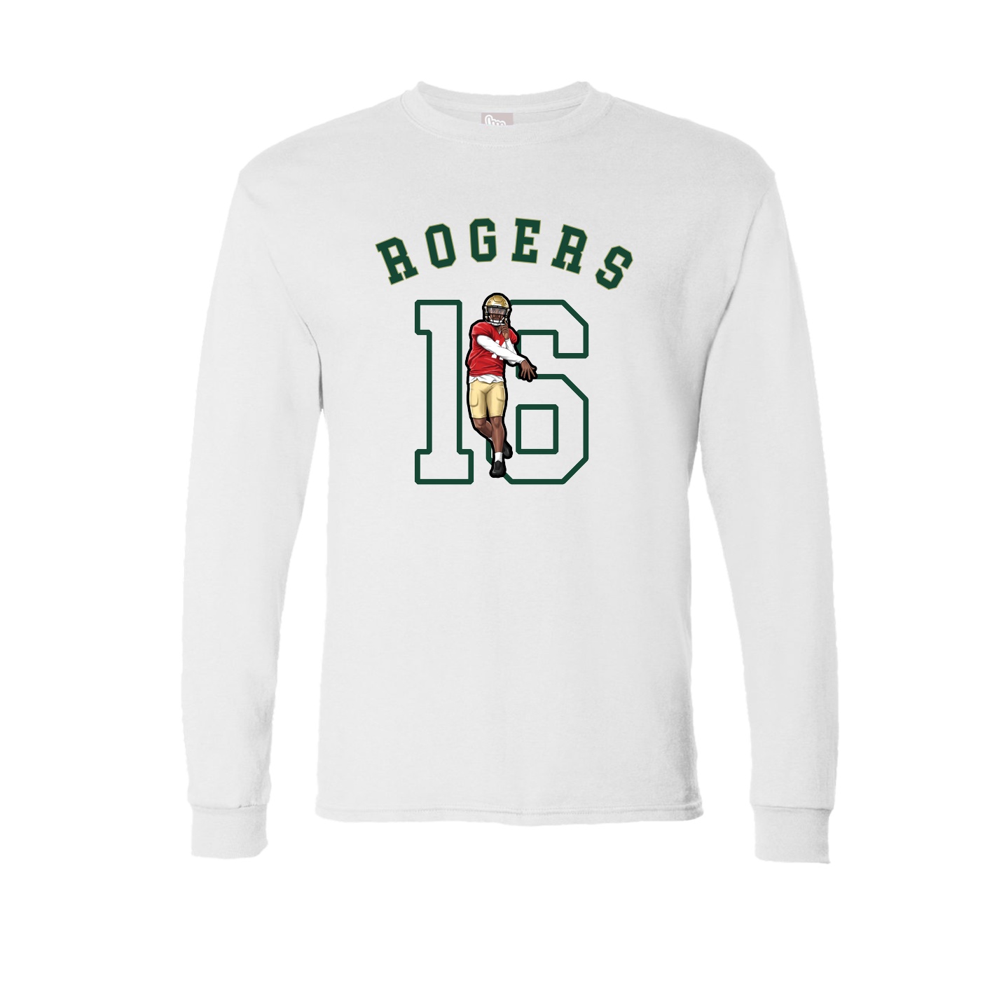 Long Sleeve Tee — Shirsey Arch in White