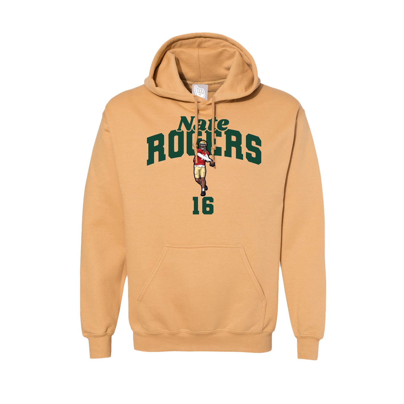 Hoodie — Signature Arch in Vegas Gold